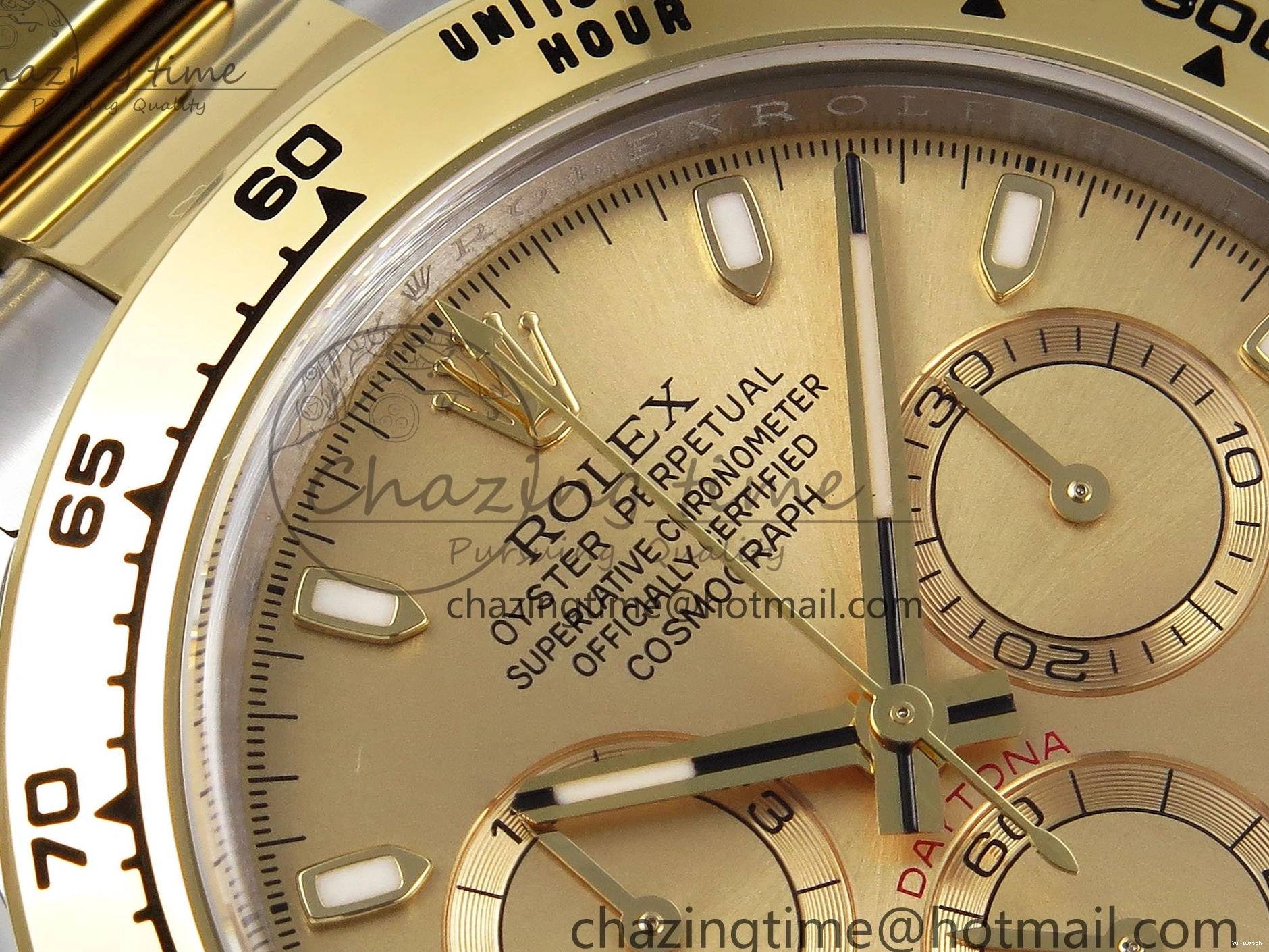 Best YG SS SA4130 1:1 Clean 116503 on Bracelet YG Daytona V2 Edition Dial 0119